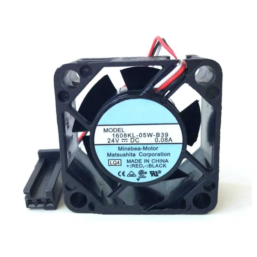4020 1608KL-05W-B39 DC24V 0.08A Inverter Drive Cooling Fan 40x40x20mm 3-Lines