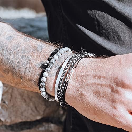 Nato Cuff - Schedel armband van 925 zilver – Griekse