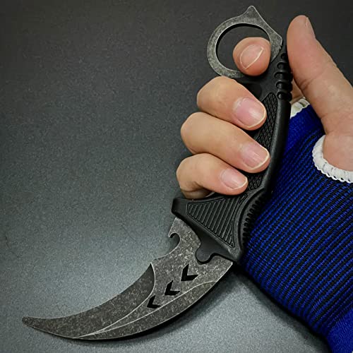 Msgumiho Stainless Steel Fixed Trainer Tool With Sheath And Cord Suitable For Hunting Camping Field Survival And Collection(Bkre) #TOP6