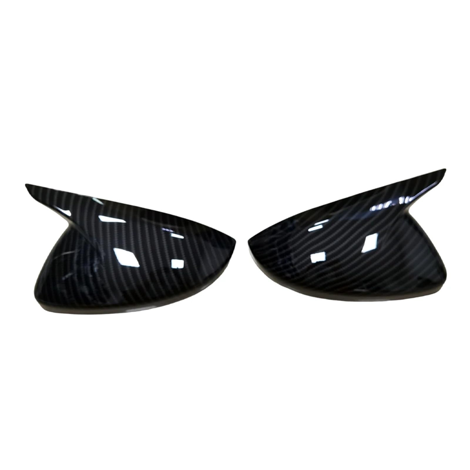 Capuchons rétroviseur Peugeot 208 plastique ABS résistant carbone - 4