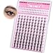 Yawamica Fairy Lash Clusters DIY Eyelash Extensions Manga Eyelash Clusters C Curly Spiky Anime Lashes Wispy Individual Lashes 8-16mm with 5-6mm Bottom Lashes Clusters for Manga Lash look (Fairy)