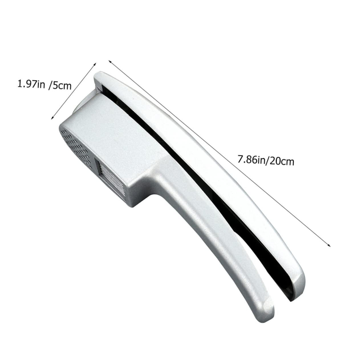 FELTECHELECTR Multipurpose Garlic Press Tool Aluminum Alloy Garlic Slicer Easy to Clean Kitchen Gadget and Ginger Preparation