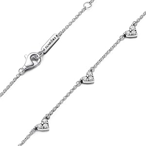delivery Heart chain necklace ネックレス Heart O Pendant & Link Chain Necklace Set | Sterling silver