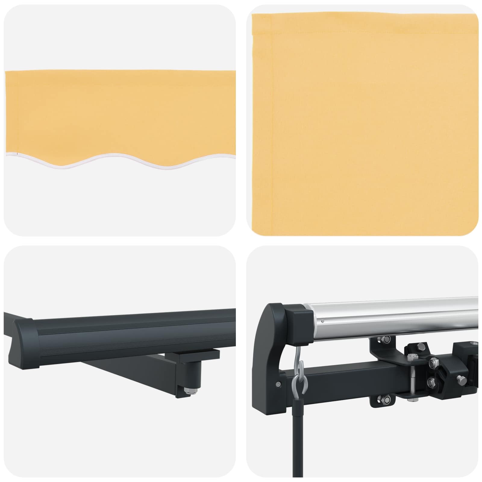 Tenda da sole con braccio snodato, 300 x 250 cm, manuale, colore