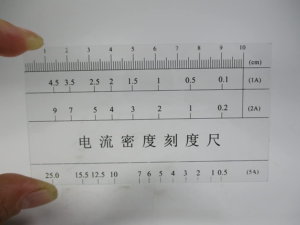 1PC Current Density Ruler Hull Cell Plating Experiment Hull Cell 267ml Hastelloy Ruler Hull Cell Hull Cell