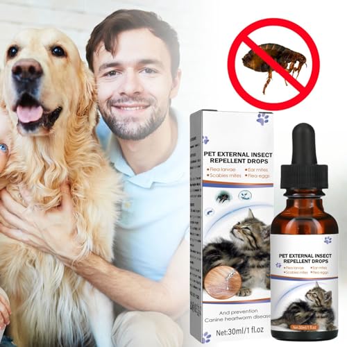 2 PCS Care for Flea and Tick Drop for Dogs and Cats,Flea and Tick Drop for Dogs,Flea Treatment Cat,Quick Acting Flea Treatment,Flea and Tick Treatment,Spot on Flea Treatment,30ml - Image 8