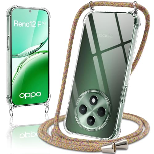 Coiwxmoi Oppo Reno 12F Handyhülle mit Umhängeband