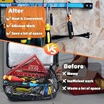 2pcs Zip Tie Holder and Organizer for Cable Arrangement, Mount for Multi-Purpose Indoor and Outdoor Use (Black)