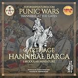 Tofer's Miniatures Hannibal Barca. Carthage. 28 mm.“Punic Wars: Hannibal at The Gates” Ideal for Games Like SAGA, Hail Caesar, Clash of Spears and Other Wargames. Produced