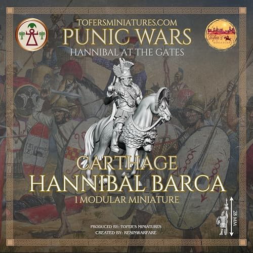Miniatura Hannibal Barca 28 mm Tofer's Miniatures