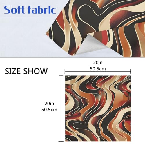 Servilletas de tela multicolor pack 6 20x20 pulgadas miniatura 6