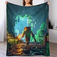 Amazon.co.jp: マインクラフト 毛布 シングルサイズ マイクロ
