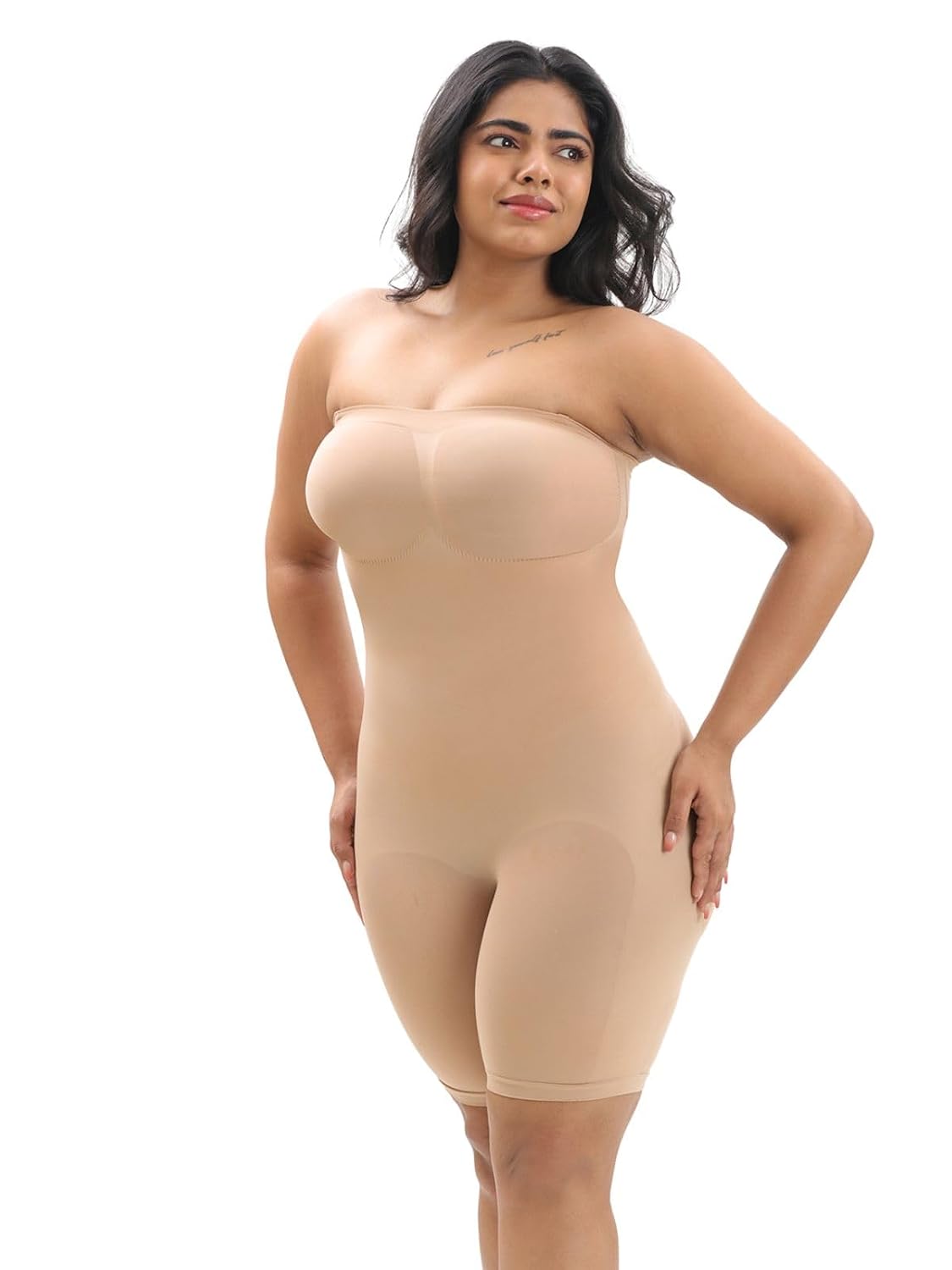 UNDERNEAT Classic Series Strapless Butt Lifting Bodysuit Shapewear | With Anti-Slip Grip | Tummy and Thigh Shaping Control... - Review, Price and Buying Guide