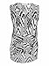 Calvin Klein Women's Printed High/Low Top with Zipper