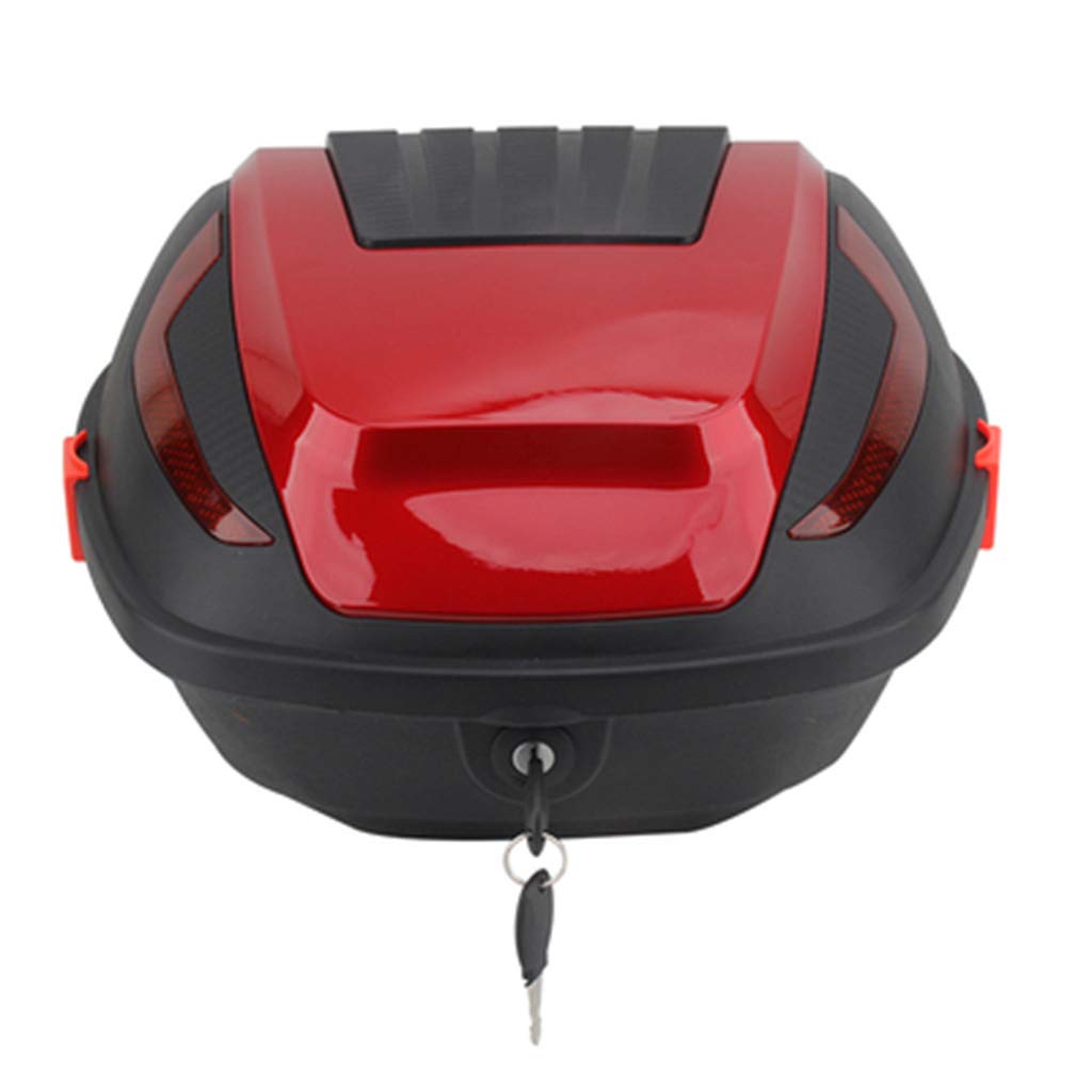 Top case universel pour moto de 30L avec câble de sécurité pour un casque