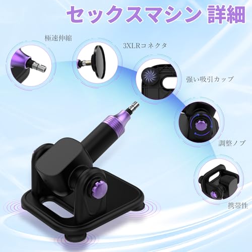 ピストンマシーン 電動 ディルド ピストンマシン 女性/男性用 強力 21段階調整リモコン セックスマシーン ピストンバイブ でぃると女性用 ピストン 180°角度調整 全自動 ファッキングマシーン おとなのおもちゃ 3XLR人気 女性ディルド 大人のおもちゃ - 画像6