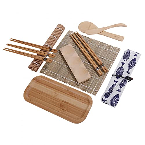 Kit de sushi KINGHOFF KH-1704 de 11 piezas para evitar rollos deshechos 2