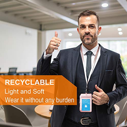 Arae US-BGELYD-MIX Neck Lanyards For Id Badge Holder Durable Flat Nylon Lanyard Strap thumb #3