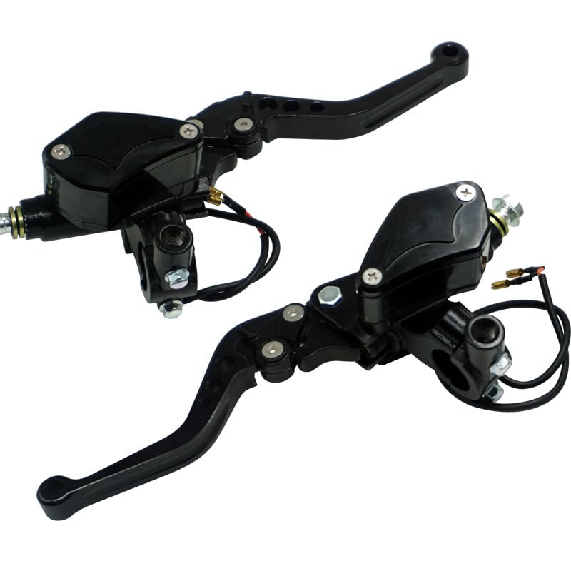 Accesorios De Moto Arce | Freno de hoja Bomba superior Embrague Bomba de freno hidráulico Conjunto Manillar for vehículo todoterreno Universal