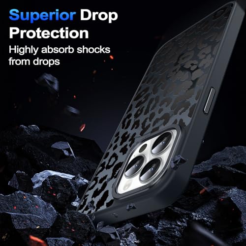 Coque iPhone 15 Pro Max guépard compatible MagSafe avec dos rigide antichoc - 5