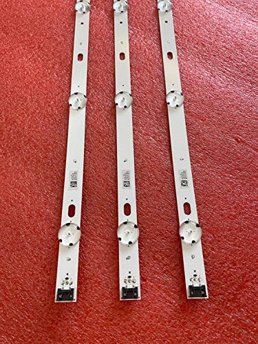 Tira de retroiluminación LED (3) para LG 43UJ634V 43UJ675V 43LJ624V 43LJ634V 43LJ617T 43UJ701V 43UJ6309 43UJ6307 43UJ670V 43UJ6350 43UJ63UJ63UJ63UJ6350 J65000