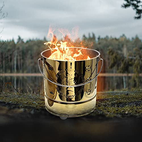 Angoily 11S38O10LVFSUU47JGRUZMGJ 1Pc Stainless Steel Paper Burn Barrel, Stainless Steel Incinerator Cage With Lid, Joss Paper Money Incinerator Can For Garden Paper Leaf Trash Wood Backyard Bonfire 11.79X10.53X10.53 Inch thumb #2