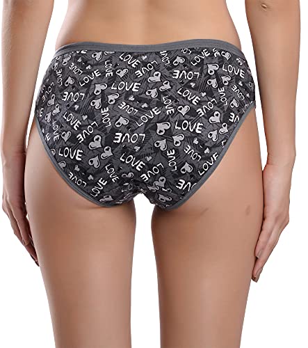 Image of StyFun Women Cotton Hipster Panties for Women Daily Use, Back and Front Coverage, Multicolor, for Size- S, M, L, XL, XXL, See Main Image to Check How Many Panty You Will Get