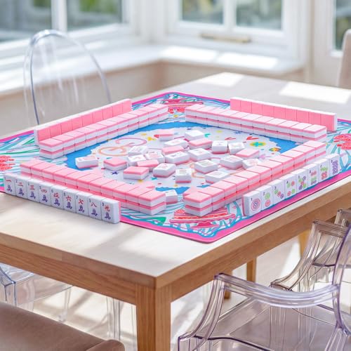 Tapete para Mahjong Americano con Bolsa y Dados 83x83 cm miniatura 6