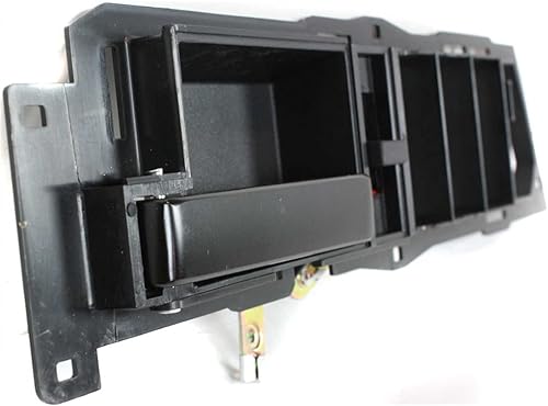 Miniatura 3 de KarParts360 Para Chevy C1500 - Manija de puerta interior delantera del lado del conductor negro 1988-1994  con botón de bloqueo de puerta  Recorte