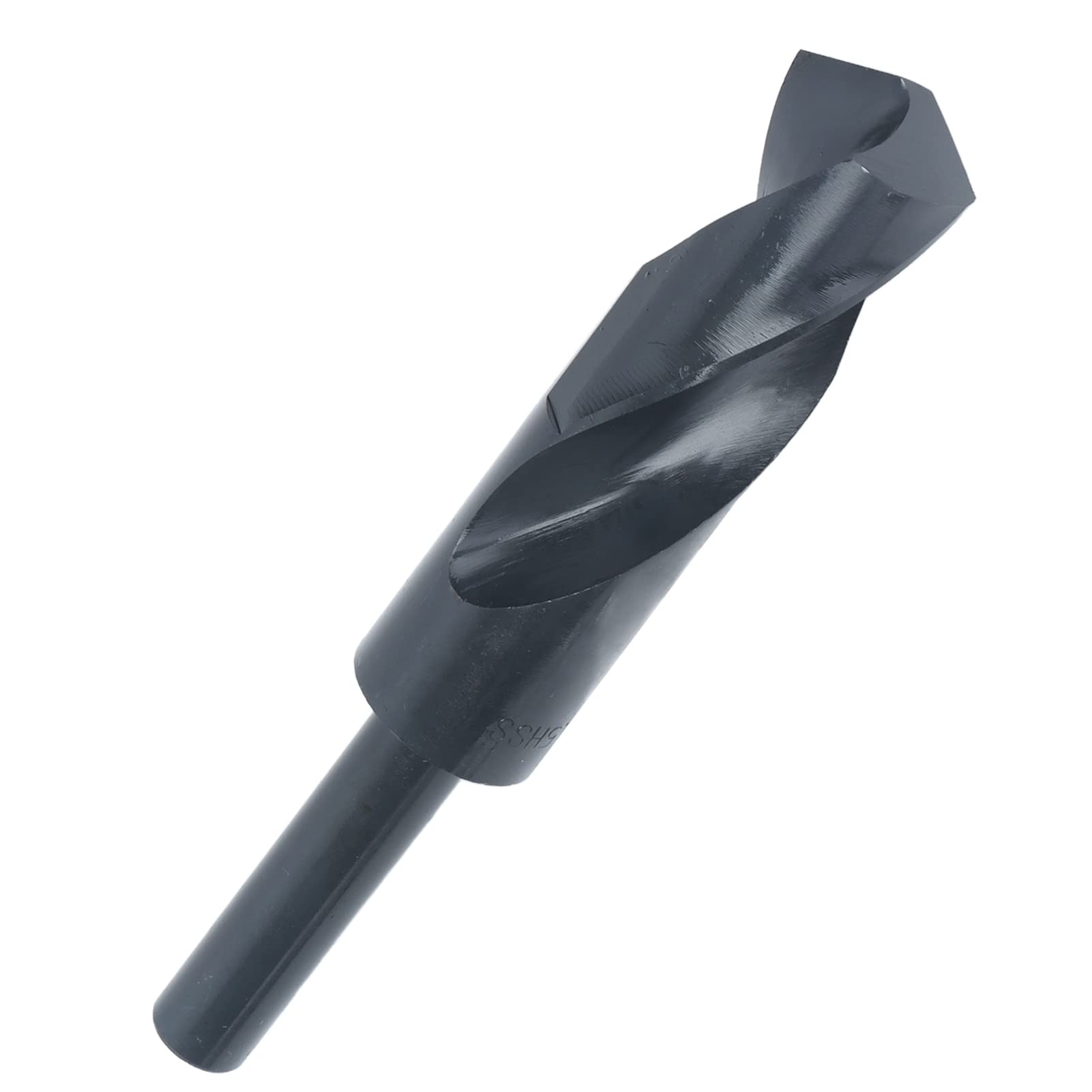 Forets à Tige Réduite HSS, Outil de Perçage à Tige Droite de 1/2 Po, Accessoires Professionnels Noirs de 24.5mm