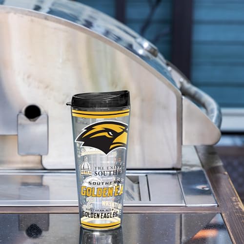 Image of Rico Industries NCAA College Double Wall Mayhem 16oz Or 20oz Tritan Tumbler W Lid