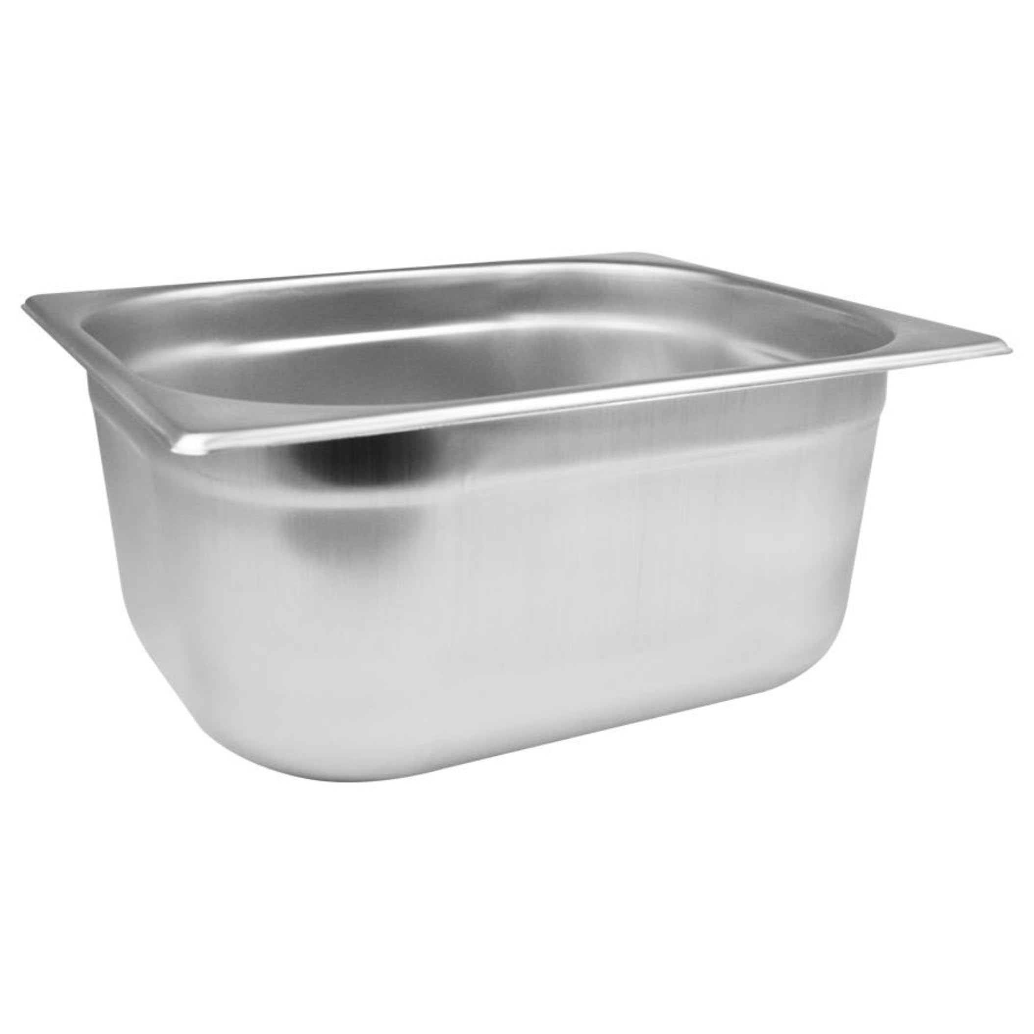C&S Homestore Stainless Steel Gastronorm 1/2 Size Pan – Solid Variant – Durable Food Storage Container For Catering, Buffet, Bain Marie, Chafing Dish - 10Ltrs 1/2 150Mm