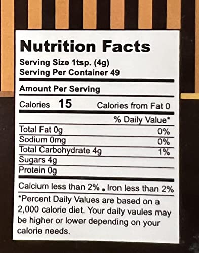 Rock Sugar-Yellow Mama Wang's Pantry, Net Wt. 7Oz, Pure Cane Sugar, Made In The U.s.a. For Cooking And Beverages. #TOP4