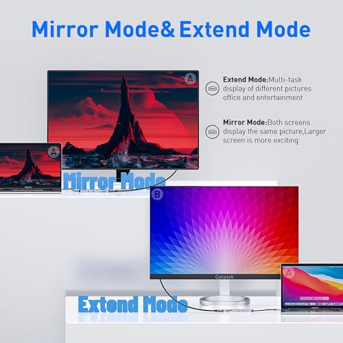 Image of Techie 7-in-1 USB-C Hub with HDMI 4K, 100W PD Charging, USB 3.0, USB 2.0, USB-C, SD /TF Card Readers Aluminum Alloy for MacBook, iPad Pro, Windows, Laptops (Silver)