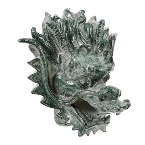 ROMISBABA Fuente de Pared con Diseño de Dragón para Jardín Exterior Salida de Agua Decorativa para Patios y Villas Fácil Instalación Ornamento de Fuente Mural Elegante
