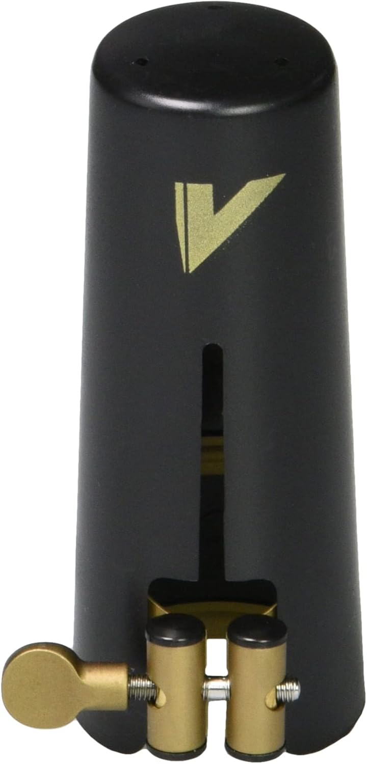 Vandoren LC57GP M/O Ligature and Plastic Cap for Alto Saxophone; Gold Plated : Musical Instruments