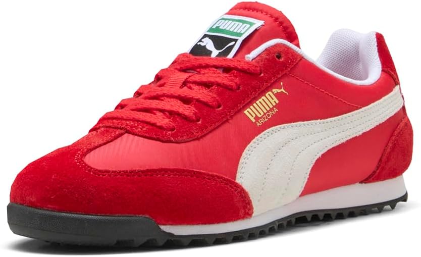 PUMA Women's Arizona Sneakers 11 For All Time Red/White/Gold image 2 of 6 B0DWZGH63T