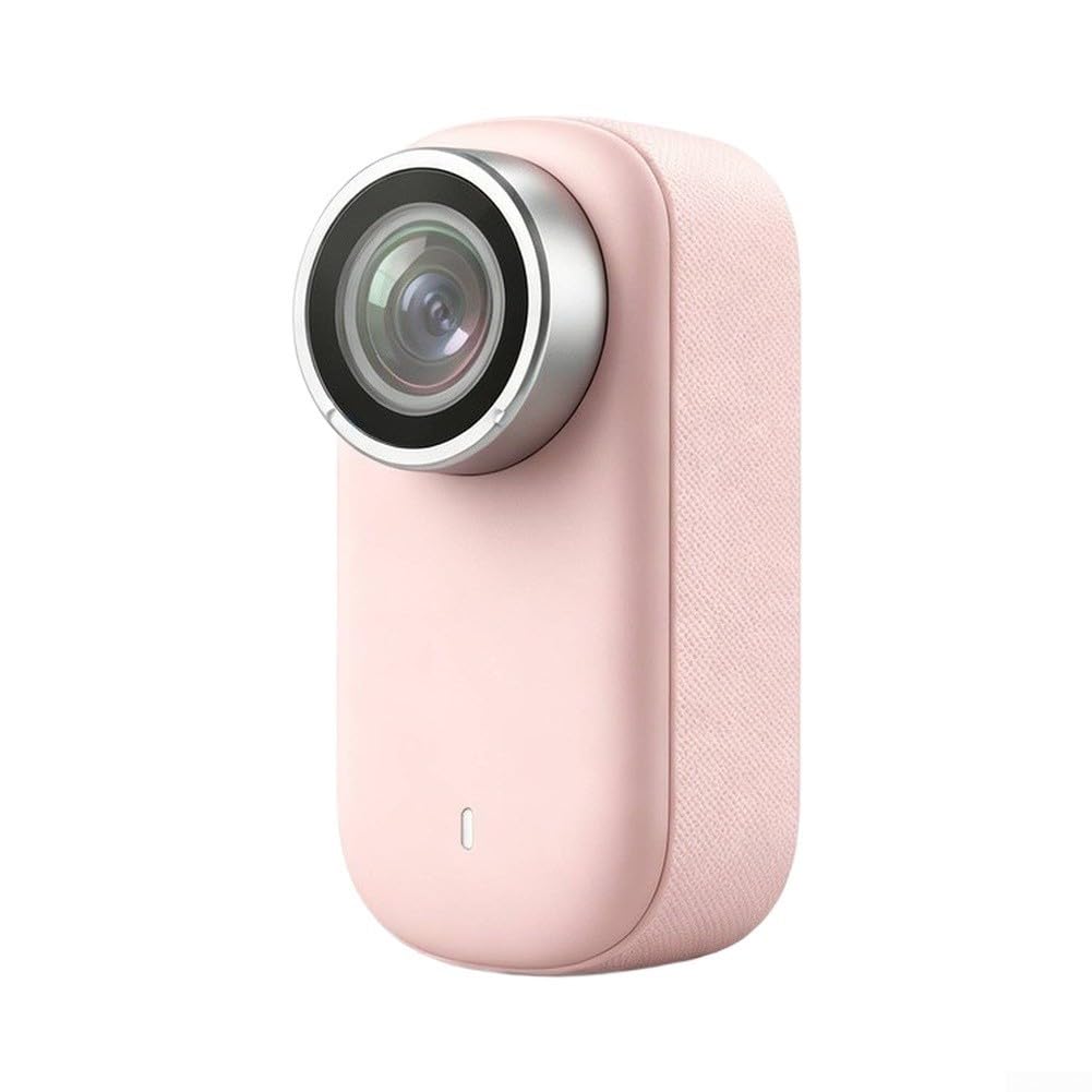Caméra d'action grand angle 22 cm compacte pour les voyages (rose)