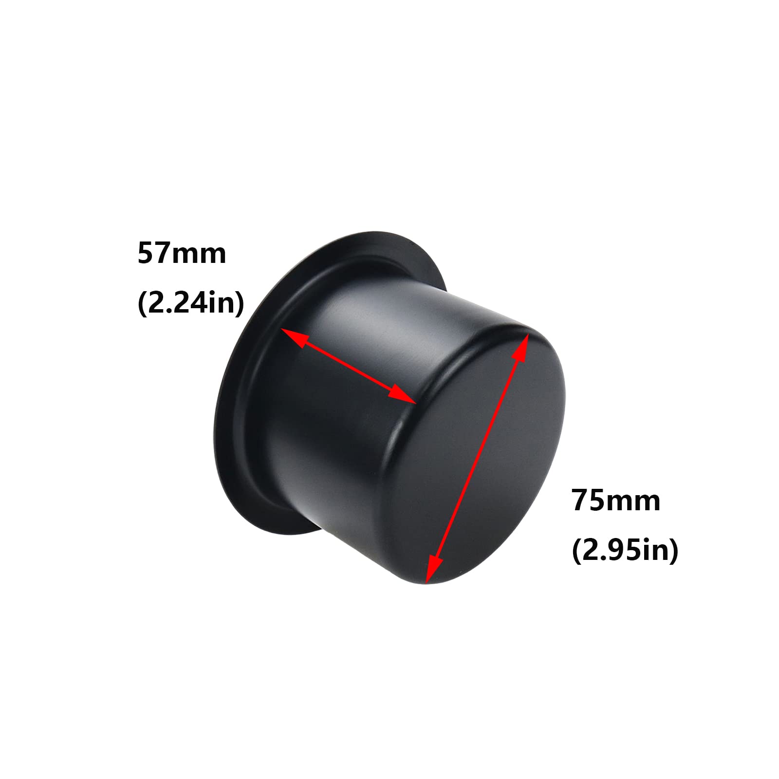 Lot De 2 Porte-Gobelets En Métal Noir - Pour Canapé, Bateau, Voiture, Table De Poker - Installation Facile