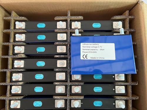 64pcs NMC CALb 3.7V 58Ah NCM Prismatic Rechargeable Lithium Battery Cell for EV Solar Energy Storage System Electric Forklift
