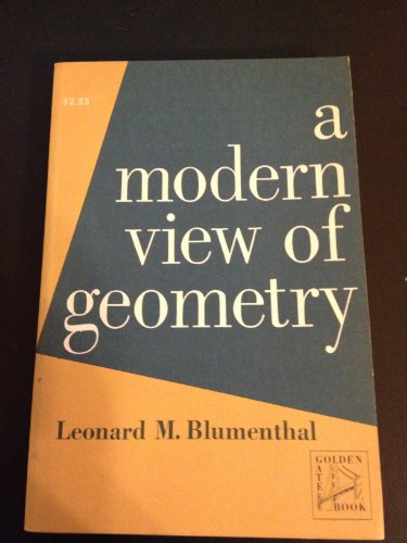 A modern view of geometry B0000CL1QJ Book Cover