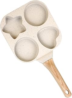 Eggs And Burgers Pan With Handle Scratch Breakfast Cooker Cooking Enthusiasts Supplies Rental Friendly Kitchen Appliance