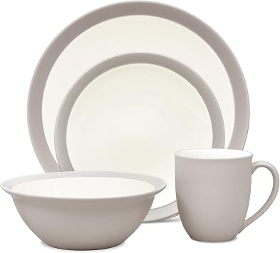 Noritake Colorwave Sand 4-Piece Curve Place Setting, Service for 1