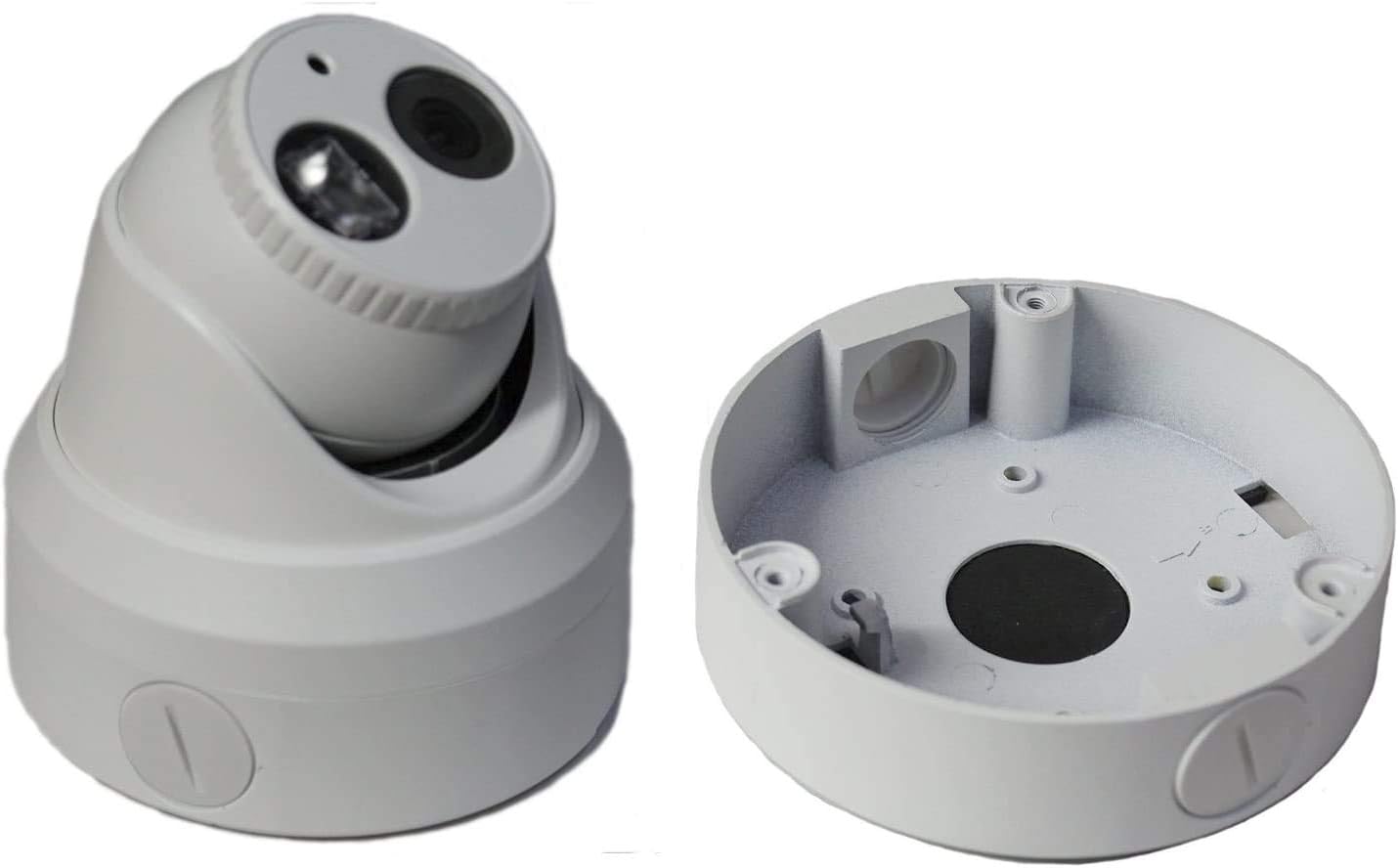 KENUCO Junction Box/Mounting Base Hik-Compatible Turret Camera DS-2CD23x2 (10 Pack, White)