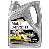 Mobil (112825-4PK) Delvac 1 ESP 5W-40 Motor Oil - 1 Gallon, (Pack of 4)