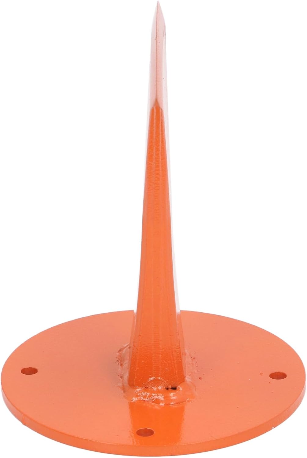 Wood Kindling Splitter Forged Steel Manual Log Wood Splitter Wedge for Fireplaces Stoves (Orange)