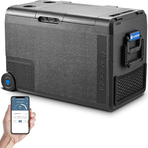 AAOBOSI Kompressor Kühlbox 48L, 12/24V und 100-240V Kühlbox Elektrisch -20°C bis 20°C, Kühlbox Auto Mit USB-Anschluss, Robuste Kühlbox Kompressor für Auto, LKW, Boot, Reisemobil, Camping AAOBOSI Kompressor Kühlbox 48L, 12/24V und 100-240V Kühlbox Elektrisch -20°C bis 20°C, Kühlbox Auto Mit USB-Anschluss, Robuste Kühlbox Kompressor für Auto, LKW, Boot, Reisemobil, Camping