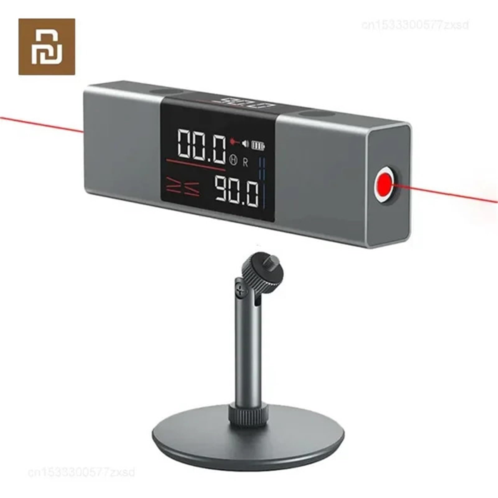 LI1 rapporteur Laser inclinomètre numérique mesure d'angle règle de niveau Laser 2 en 1 mesure Laser de charge type-c(Add Bracket)