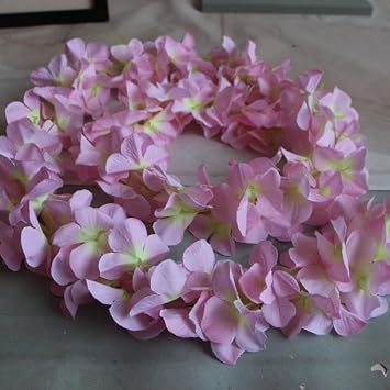 Artificial Flower Wrapping Sagging Hydrangea Flowering 100cm PINK