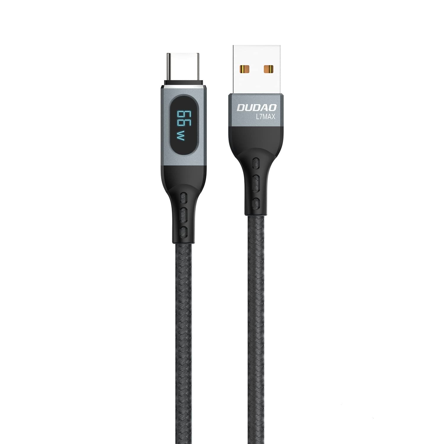 DUDAO L7MAX 66W Fast Charging Cable with Smart Digital Display, Tough & Unbreakable Braided Cable, 1 Meter USB-A To Type- C Fast Charging cable with Data Sync Compatible with Samsung Galaxy S10 S20 LG G6 Moto Z2 V30 All Type-C Devices (B0BMGMVXJF) Amazon Price History, Amazon Price Tracker